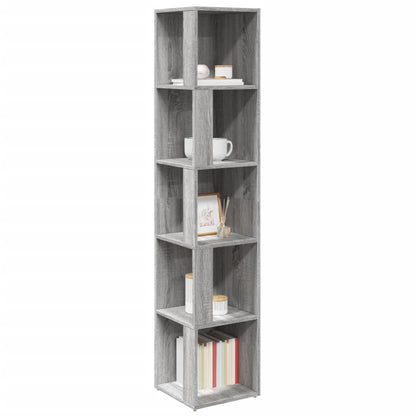 Corner Cabinet Grey Sonoma 33x33x164,5 cm Engineered Wood