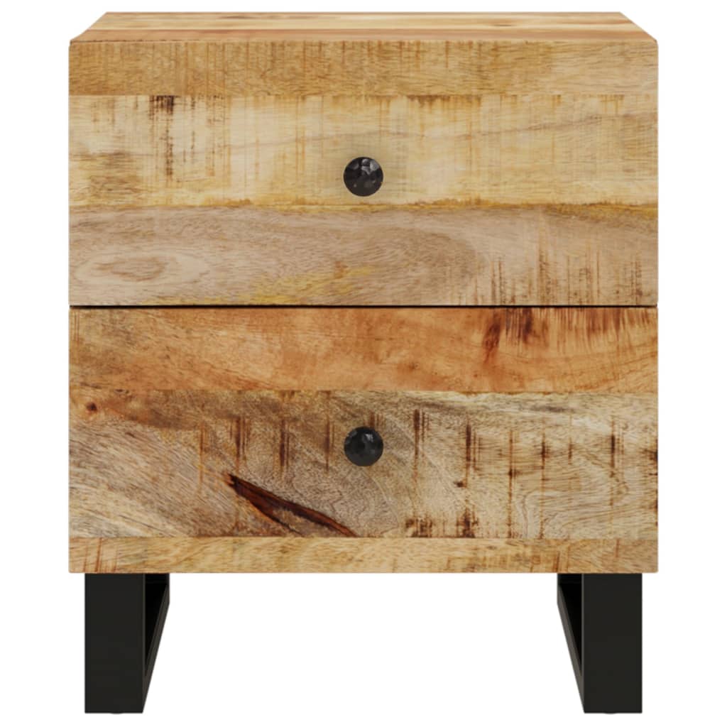 Bedside Cabinets 2 pcs 40x33x46 cm Solid Wood Mango