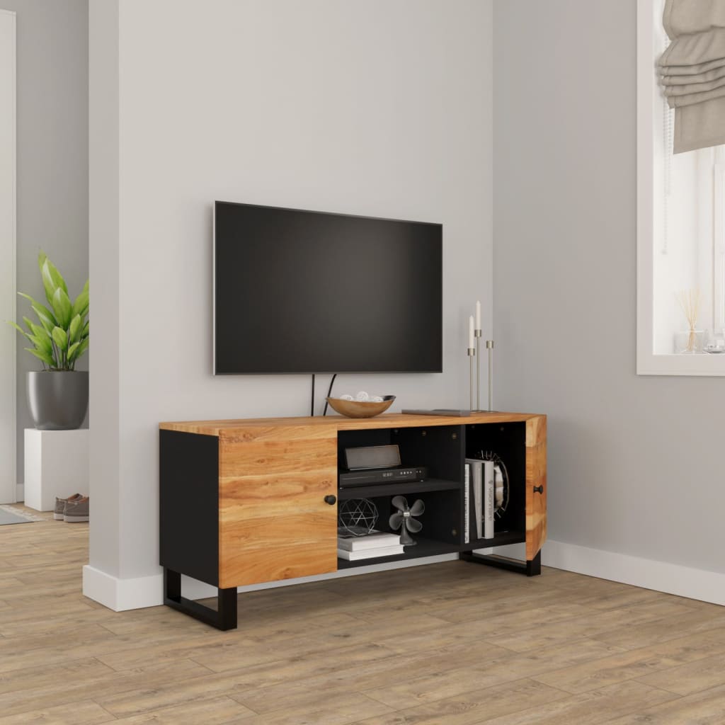 TV Cabinet 105x33x46cm Solid Wood Acacia