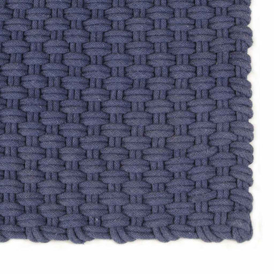 Rug | Navy blue | Cotton | 160 x 230 cm |  Pattern | Rug | Rectangular