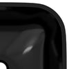 Basin Glass 42x42x14 cm Black