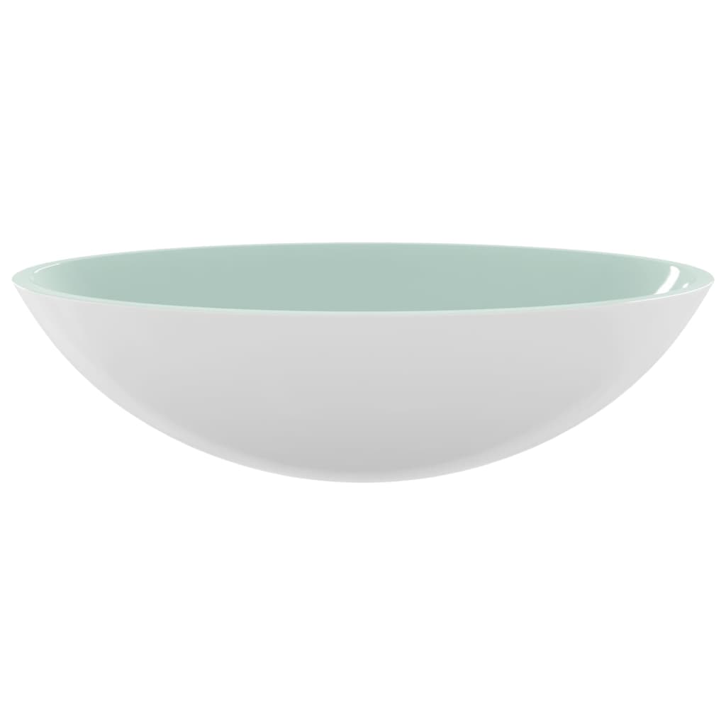 Basin Glass 50x37x14 cm White