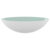 Basin Glass 50x37x14 cm White