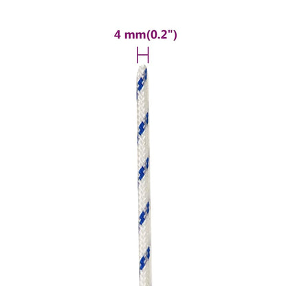 Boat Rope White 4 mm 25 m Polypropylene