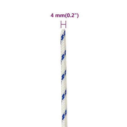 Boat Rope White 4 mm 50 m Polypropylene