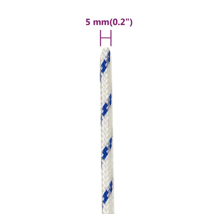Boat Rope White 5 mm 50 m Polypropylene