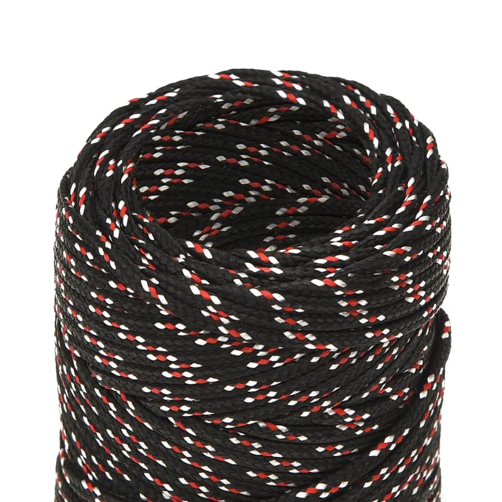 Boat Rope Black 2 mm 25 m Polypropylene
