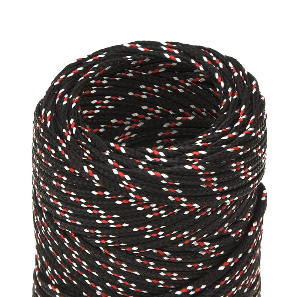 Boat Rope Black 2 mm 250 m Polypropylene