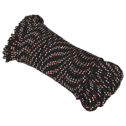 Boat Rope Black 4 mm 25 m Polypropylene
