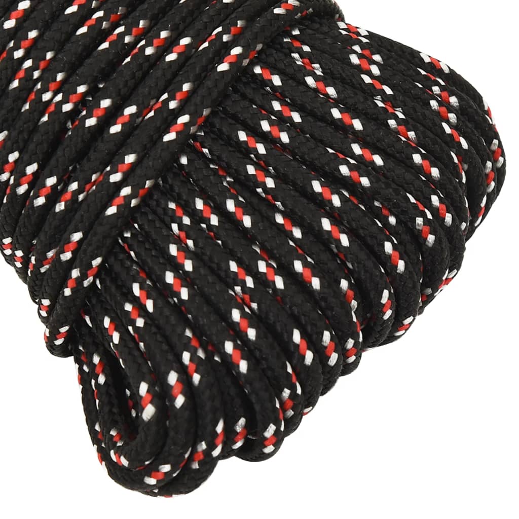 Boat Rope Black 4 mm 25 m Polypropylene