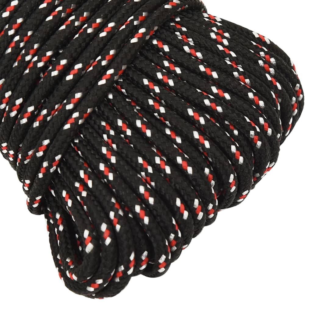 Boat Rope Black 4 mm 50 m Polypropylene