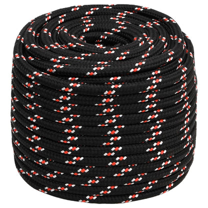 Boat Rope Black 16 mm 25 m Polypropylene