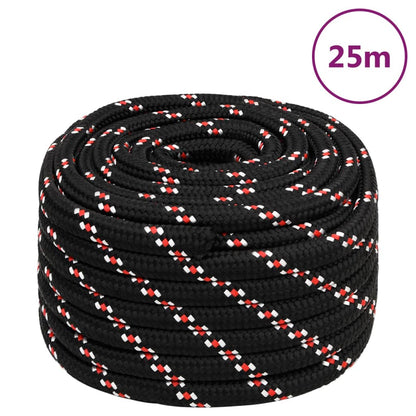 Boat Rope Black 20 mm 25 m Polypropylene
