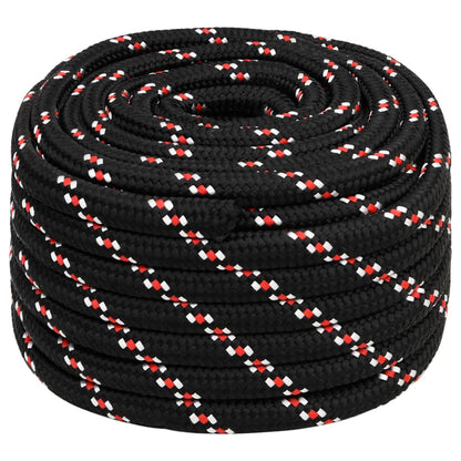 Boat Rope Black 20 mm 25 m Polypropylene