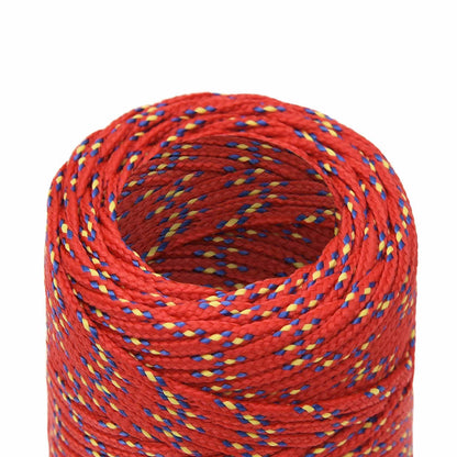 Boat Rope Red 2 mm 50 m Polypropylene