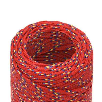 Boat Rope Red 2 mm 250 m Polypropylene