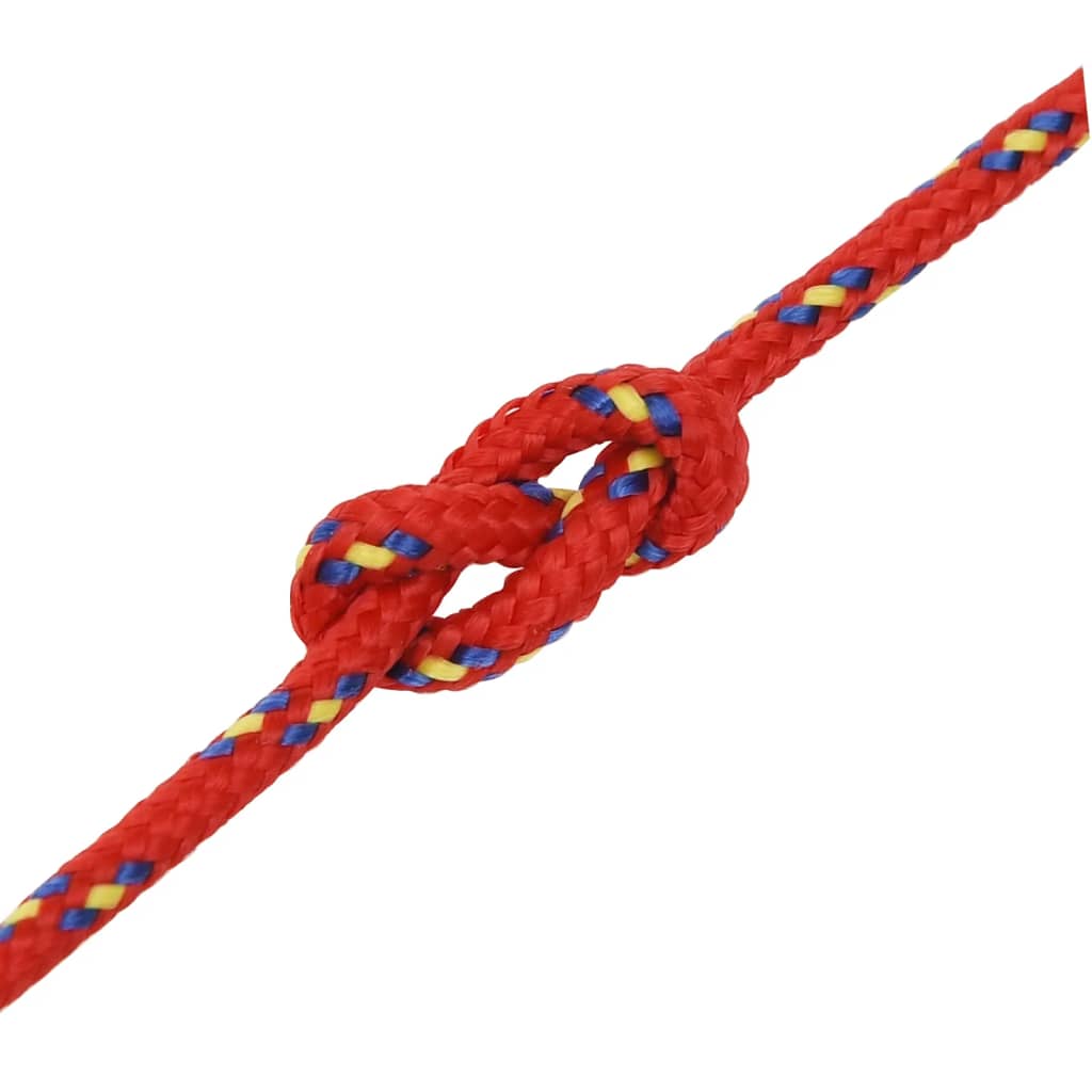 Boat Rope Red 4 mm 25 m Polypropylene