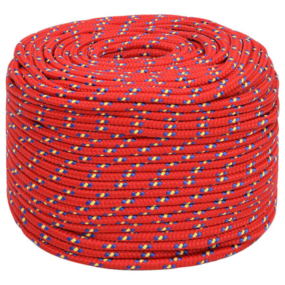 Boat Rope Red 8 mm 50 m Polypropylene