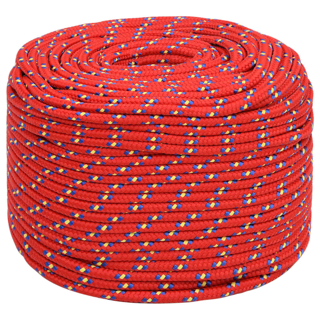 Boat Rope Red 8 mm 250 m Polypropylene