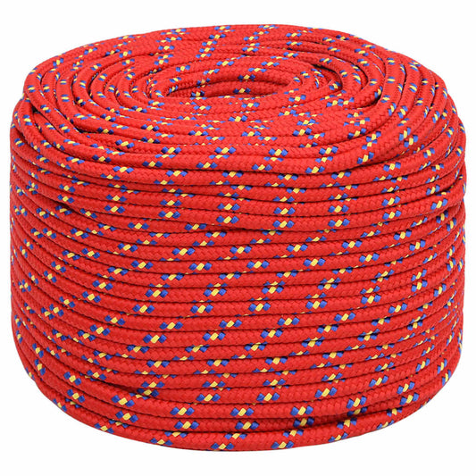 Boat Rope Red 10 mm 500 m Polypropylene