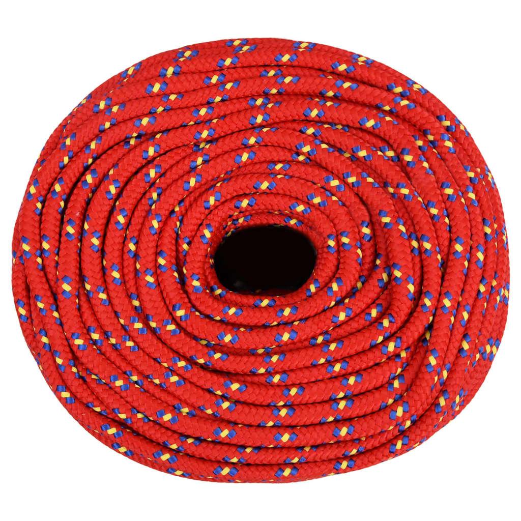 Boat Rope Red 10 mm 500 m Polypropylene