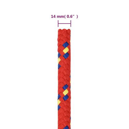 Boat Rope Red 14 mm 25 m Polypropylene