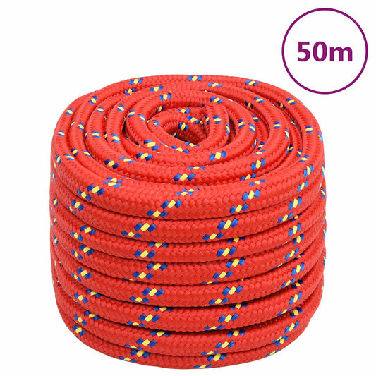 Boat Rope Red 20 mm 50 m Polypropylene