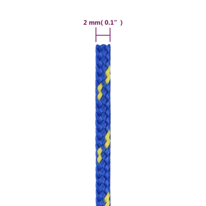 Boat Rope Blue 2 mm 25 m Polypropylene