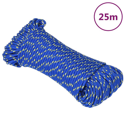 Boat Rope Blue 4 mm 25 m Polypropylene
