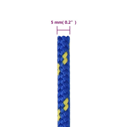 Boat Rope Blue 5 mm 500 m Polypropylene