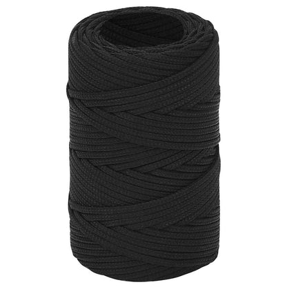 Boat Rope Full Black 2 mm 25 m Polypropylene