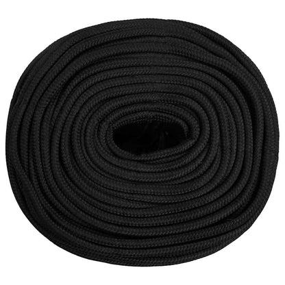 Boat Rope Full Black 6 mm 250 m Polypropylene