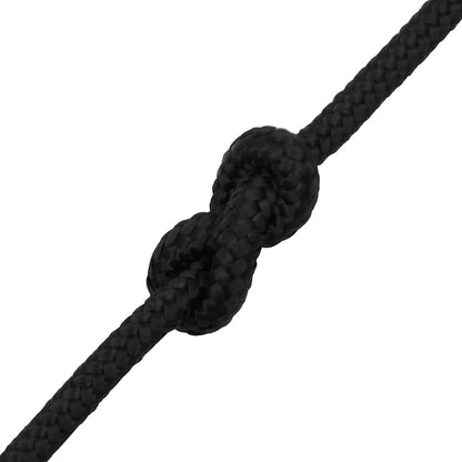 Boat Rope Full Black 8 mm 50 m Polypropylene