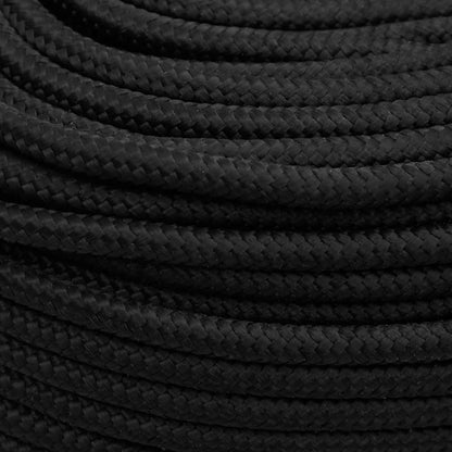 Boat Rope Full Black 8 mm 250 m Polypropylene