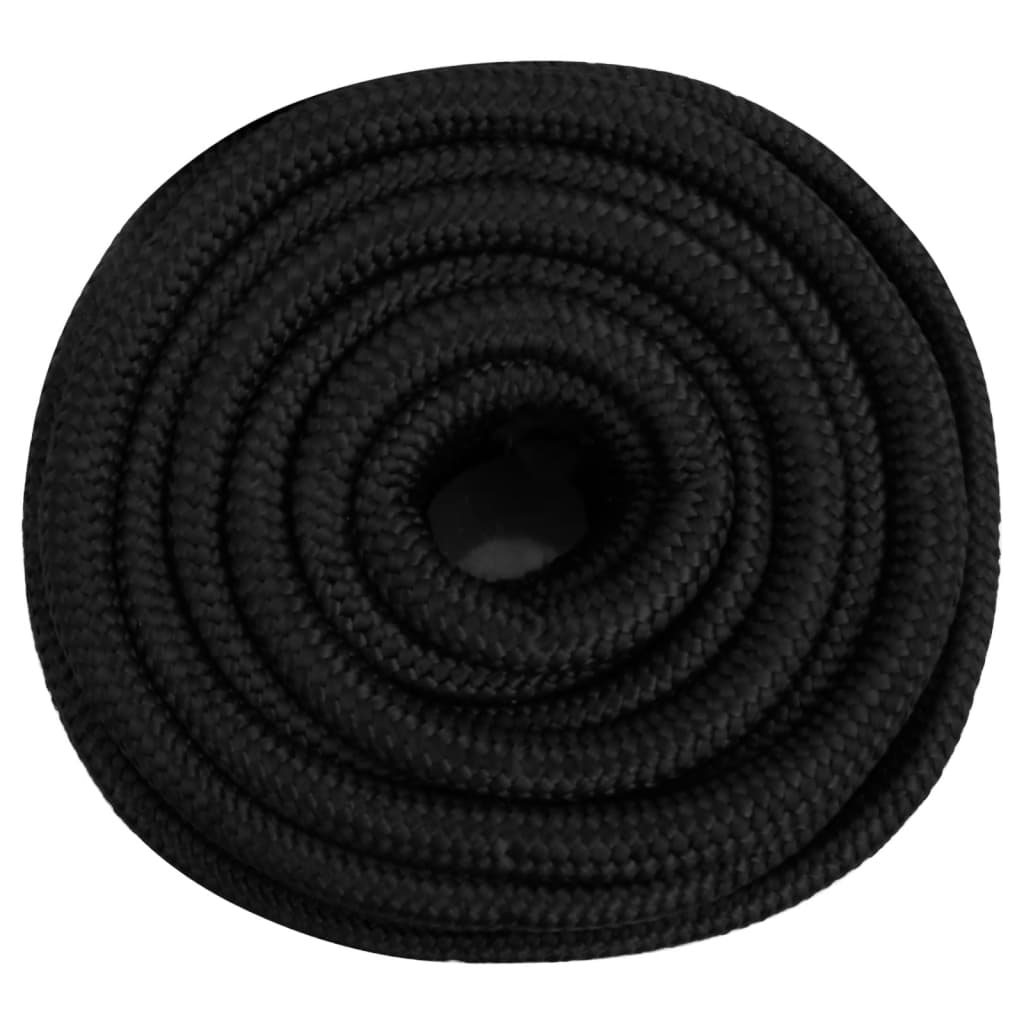 Boat Rope Full Black 20 mm 100 m Polypropylene