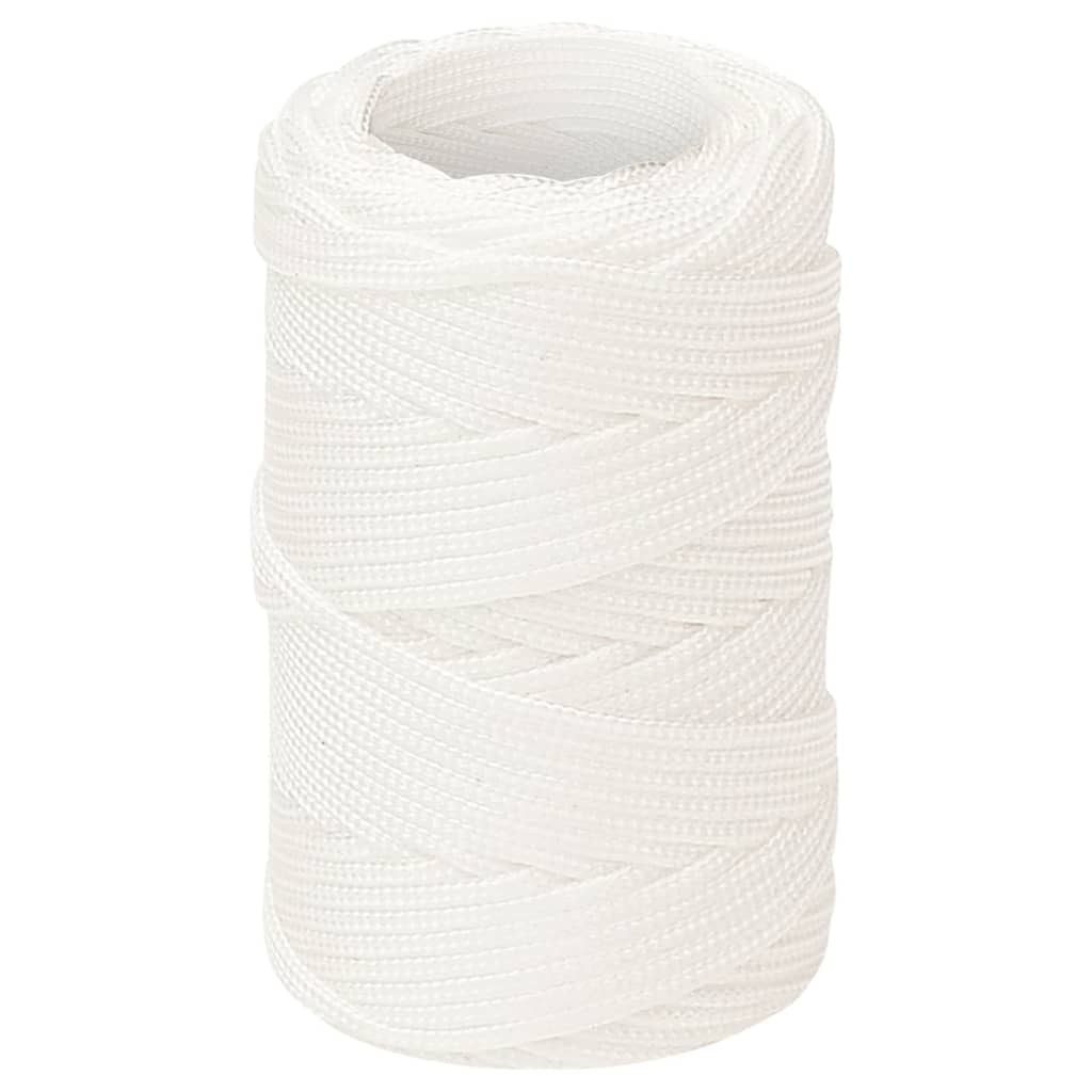 Boat Rope Full White 2 mm 25 m Polypropylene