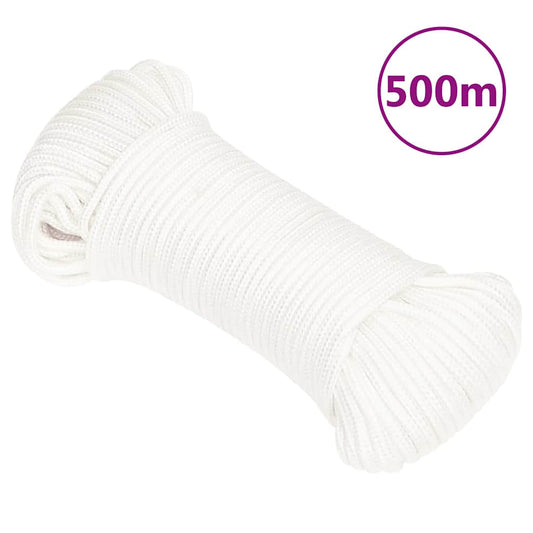 Boat Rope Full White 3 mm 500 m Polypropylene