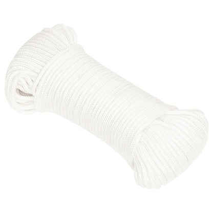 Boat Rope Full White 4 mm 25 m Polypropylene