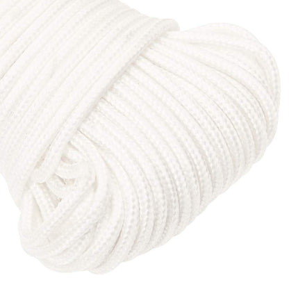 Boat Rope Full White 4 mm 25 m Polypropylene