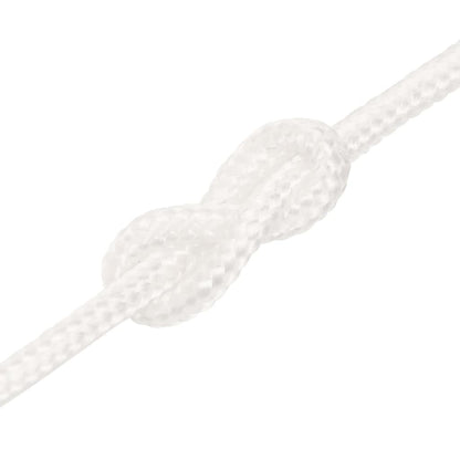 Boat Rope Full White 4 mm 25 m Polypropylene