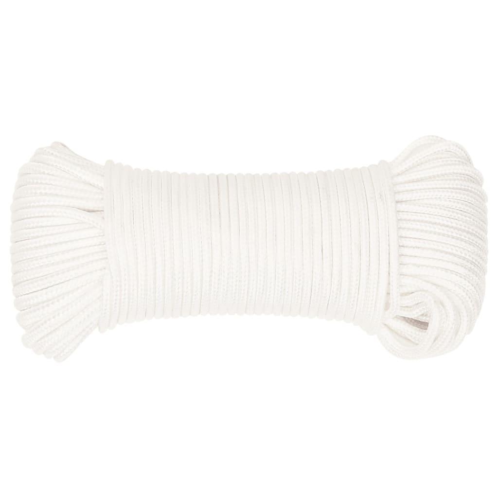 Boat Rope Full White 4 mm 500 m Polypropylene