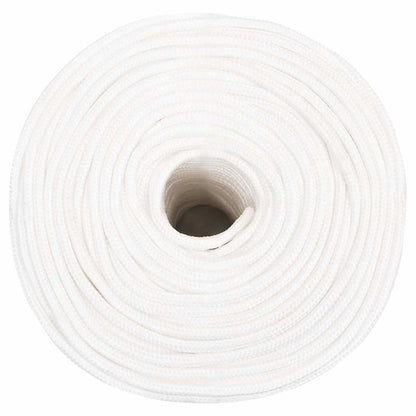 Boat Rope Full White 6 mm 250 m Polypropylene