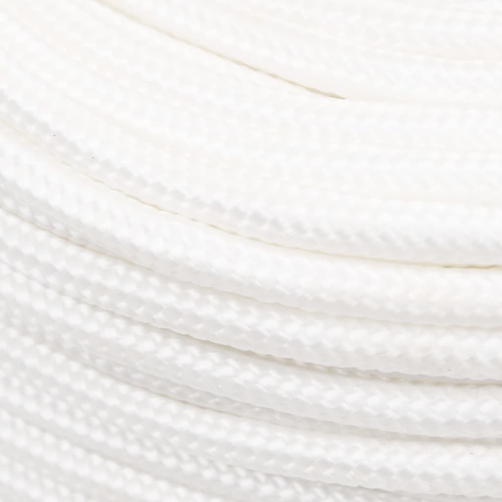 Boat Rope Full White 10 mm 50 m Polypropylene