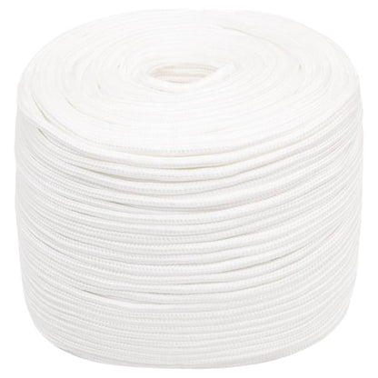 Boat Rope Full White 10 mm 100 m Polypropylene