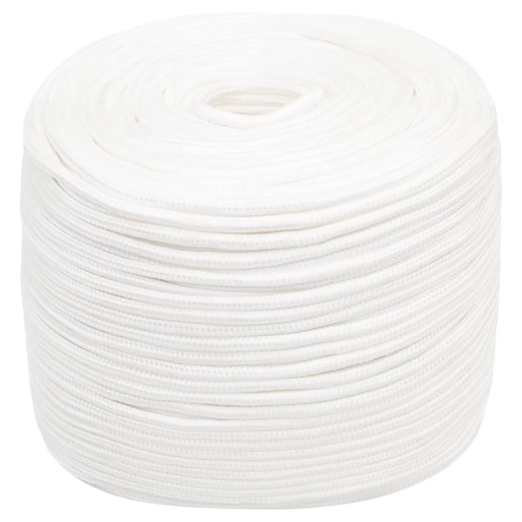 Boat Rope Full White 10 mm 250 m Polypropylene