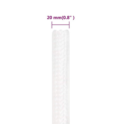 Boat Rope Full White 20 mm 25 m Polypropylene