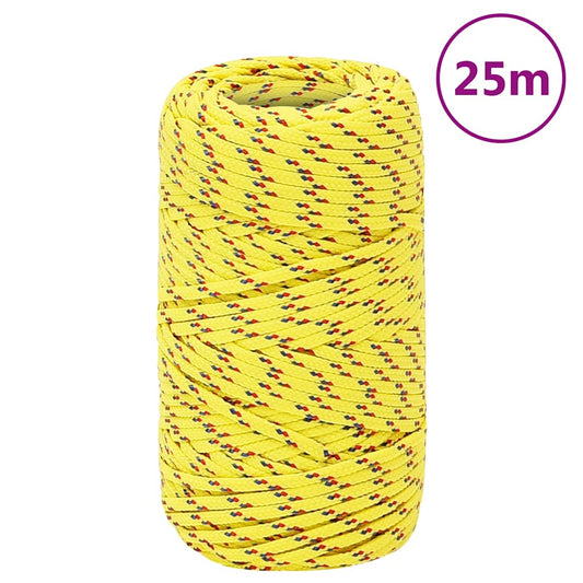 Boat Rope Yellow 2 mm 25 m Polypropylene