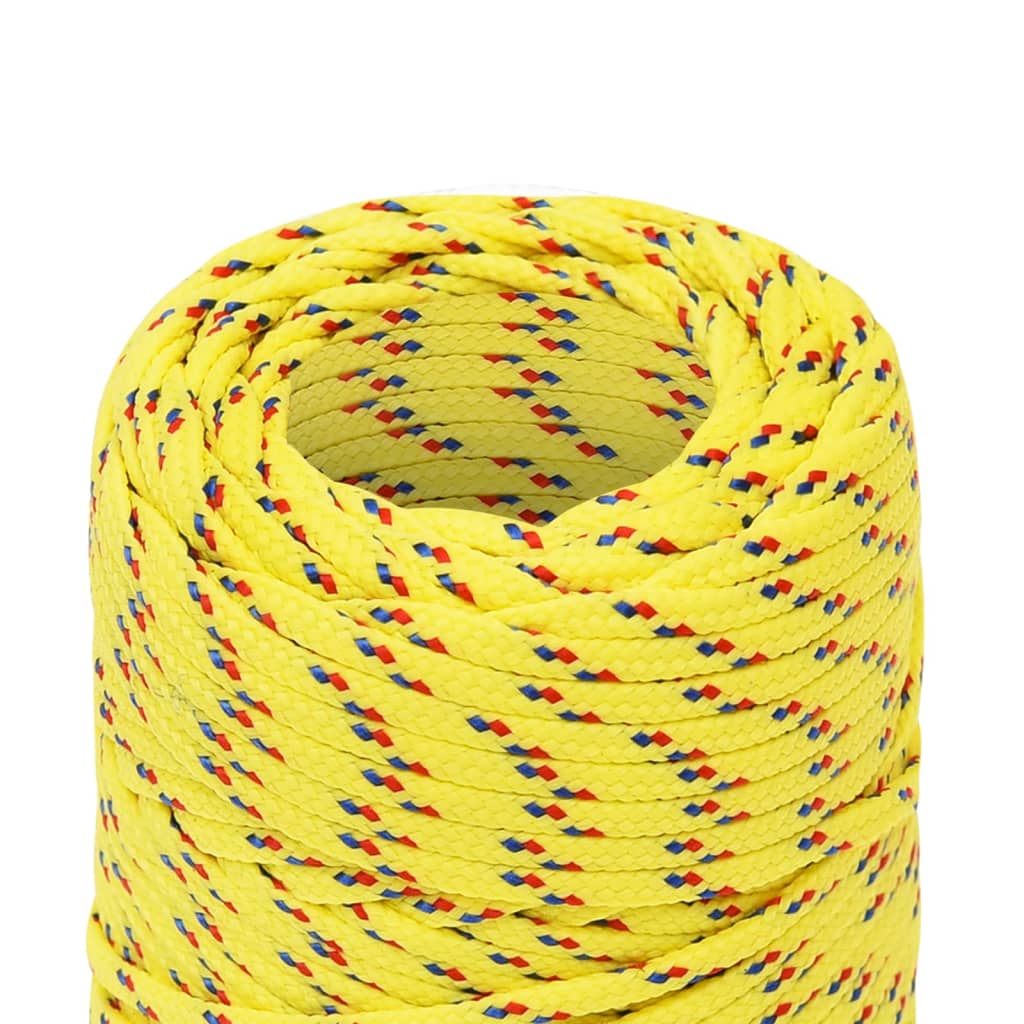 Boat Rope Yellow 2 mm 250 m Polypropylene
