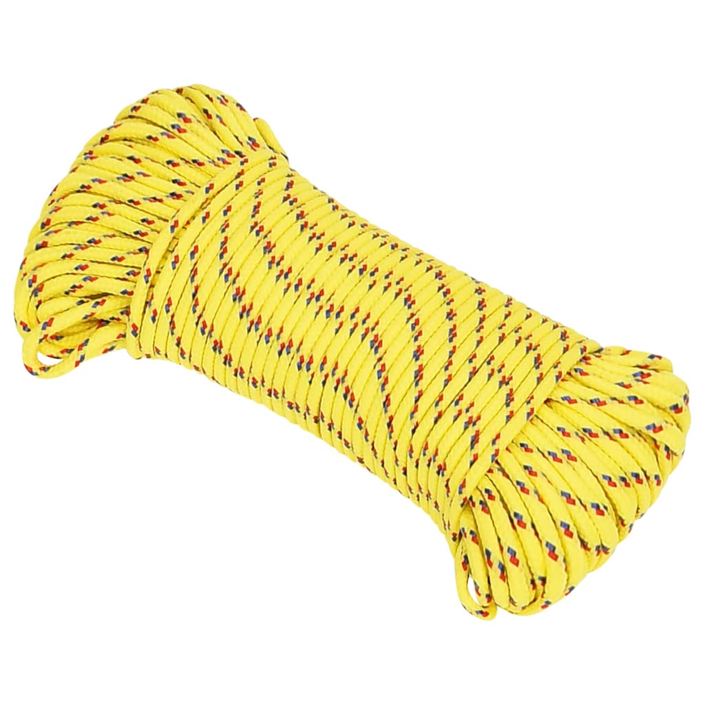 Boat Rope Yellow 4 mm 500 m Polypropylene