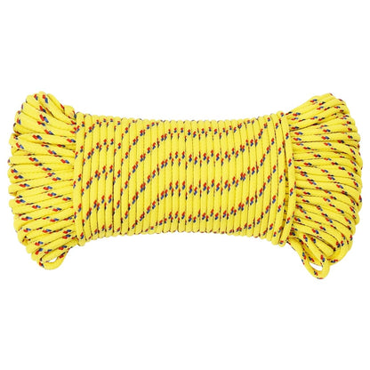 Boat Rope Yellow 4 mm 500 m Polypropylene